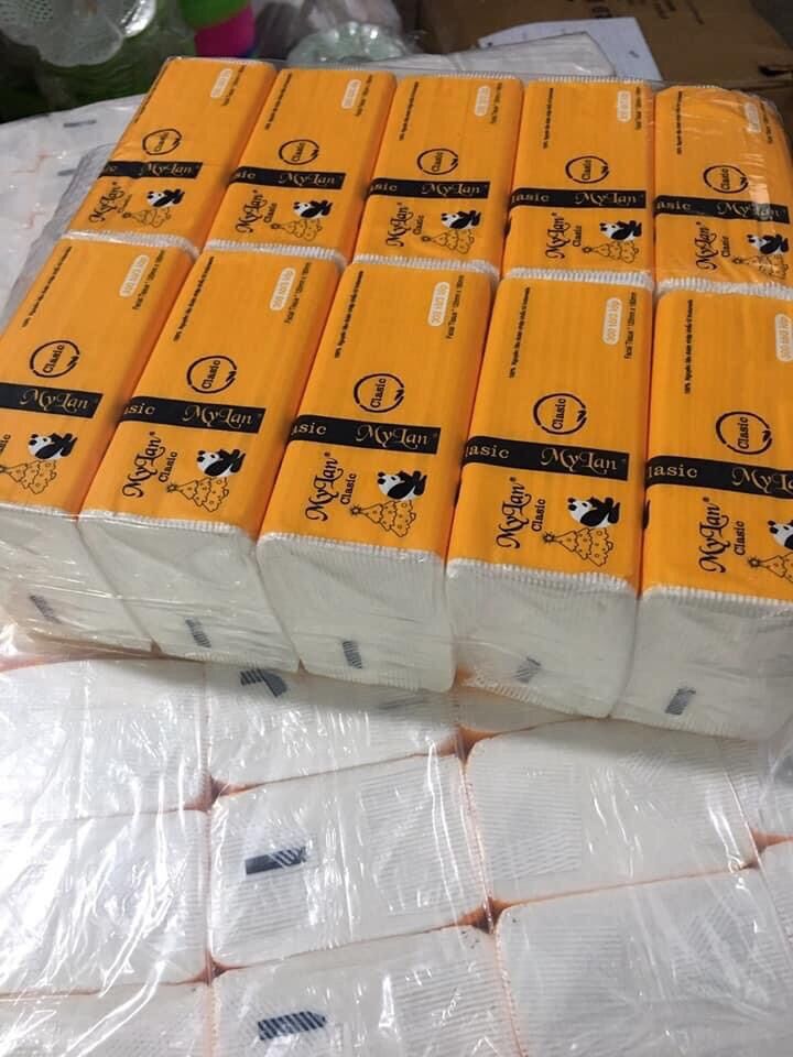 Bịch khăn giấy gấu trúc Mỹ Lan ( bịch 300 tờ 3 lớp)