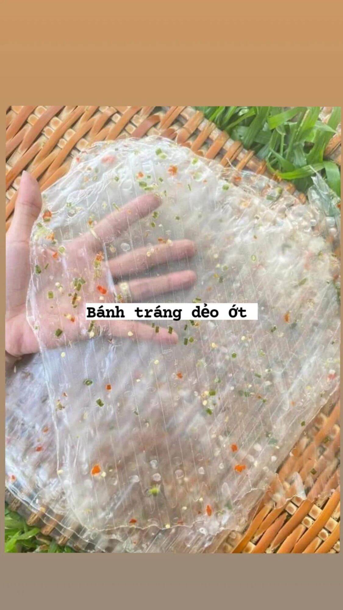 Bánh tráng dẻo ớt siêu mỏng 500g ( đặc sản Củ Chi)