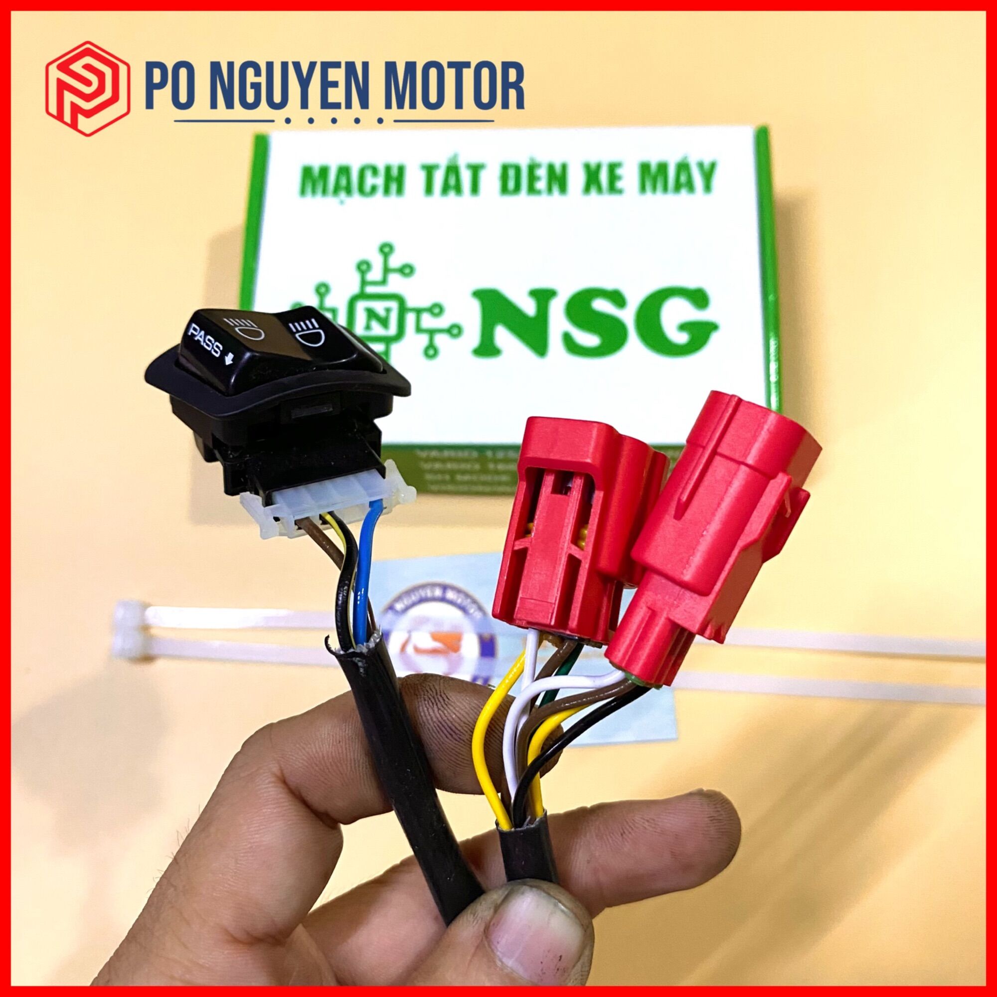 [HCM]MẠCH TẮT MỞ ĐÈN HONDA SH MODE 2021-2023 (ĐÃ BAO GỒM CÔNG TẮC PASSING SH)