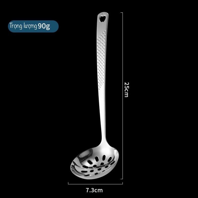 Muôi múc canh Inox 304 cao cấp sáng bóng