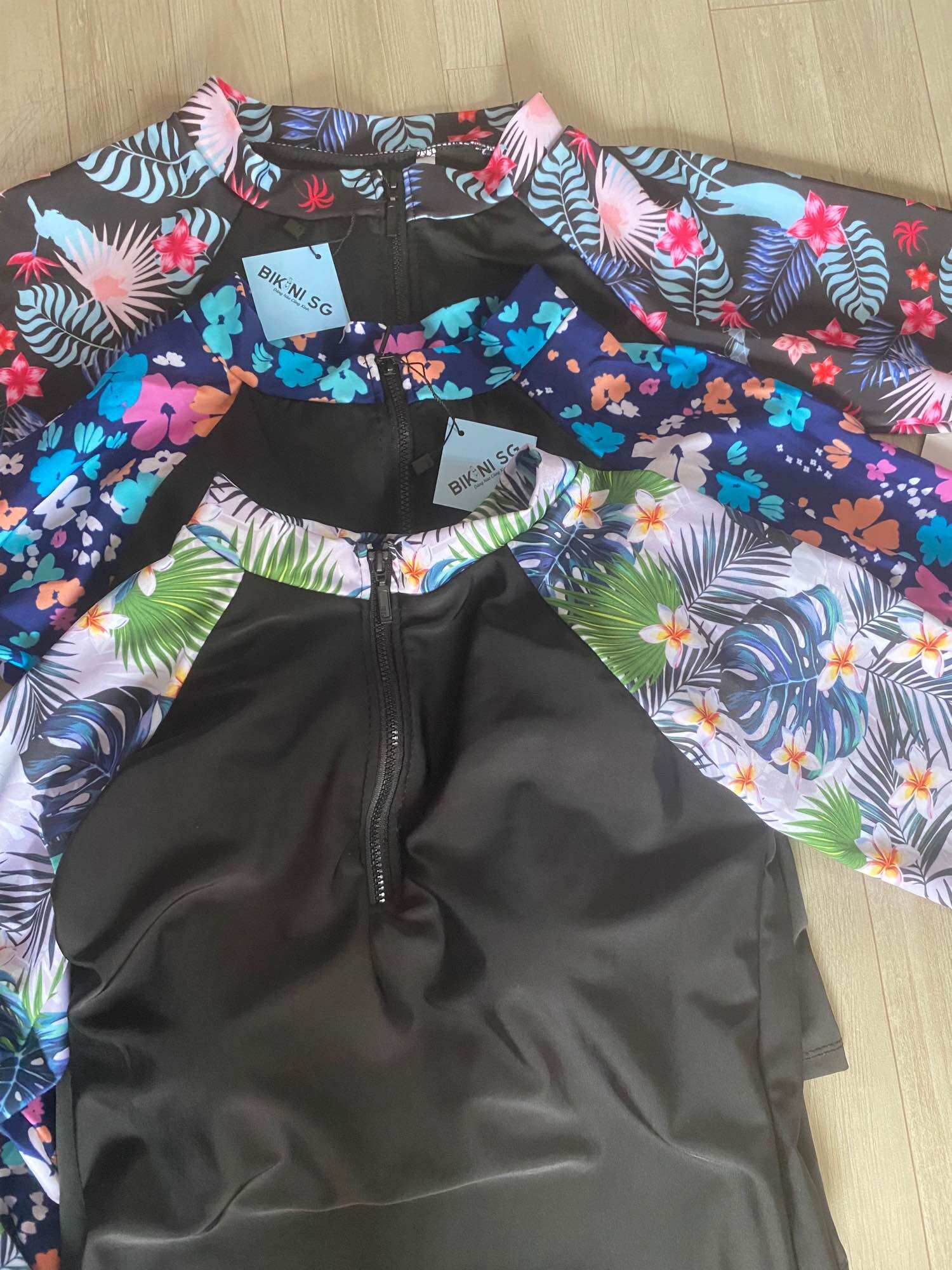 Áo bơi lẻ dây kéo Bikini SG
