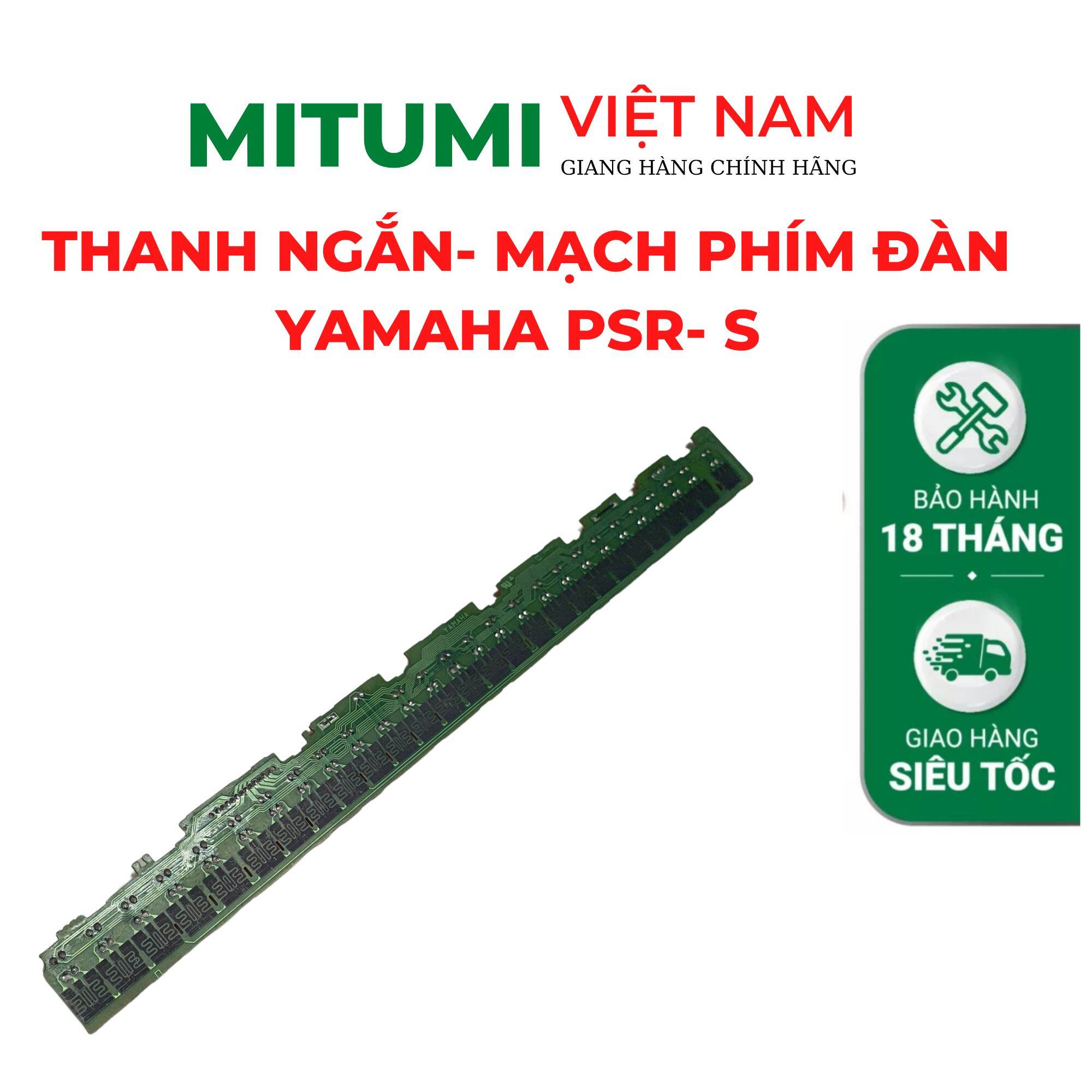 Thanh ngắn - Mạch phím đàn Organ Yamaha Psr - S