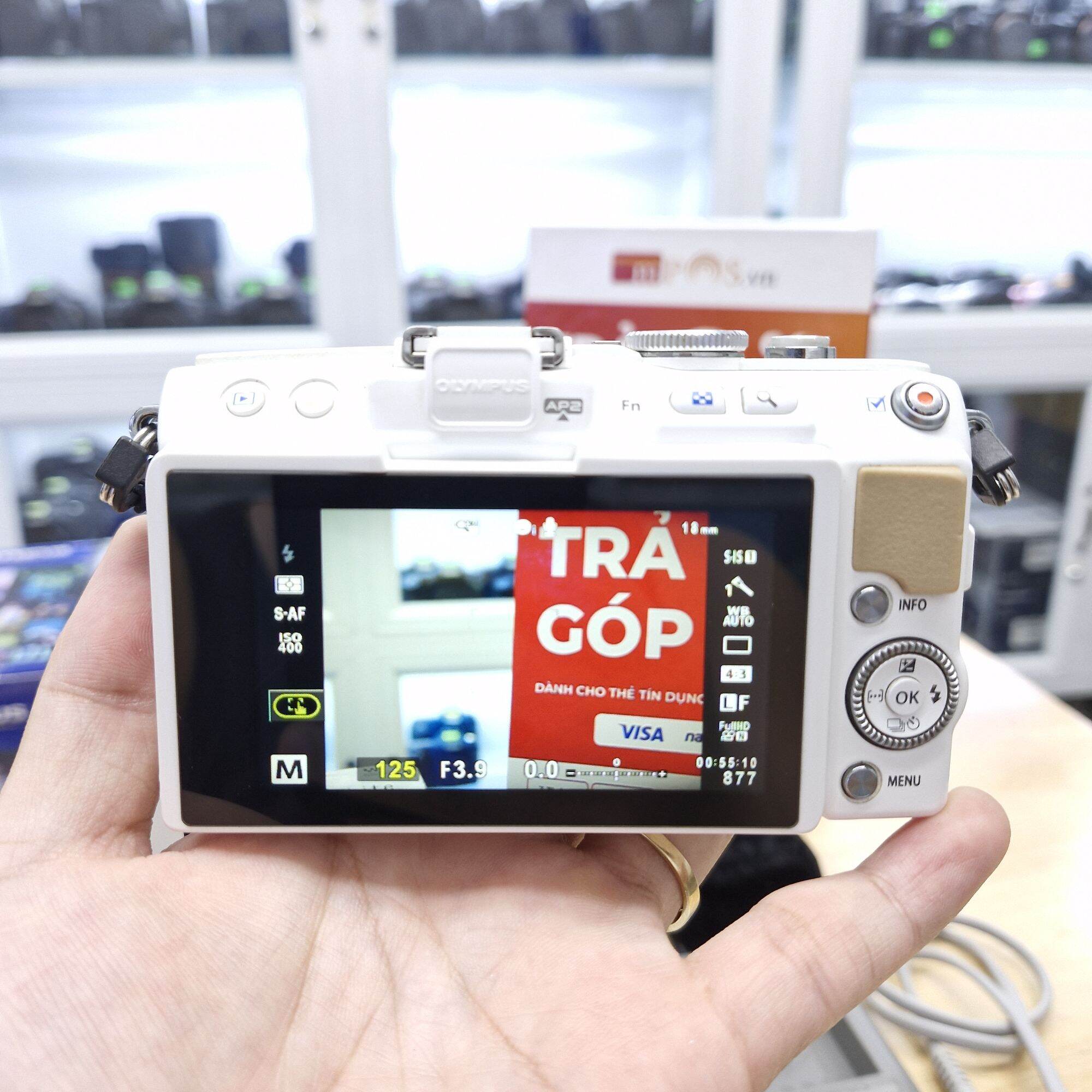 MÁY ẢNH OLYMPUS E-PL5 ĐẸP 99% FULLBOX CÓ TIẾNGVIỆT ống kính Kit 14 42 ED R, OLYMPUS EPL5.