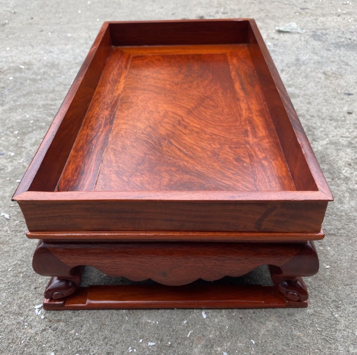Khay Trà Trơn Gỗ Cẩm