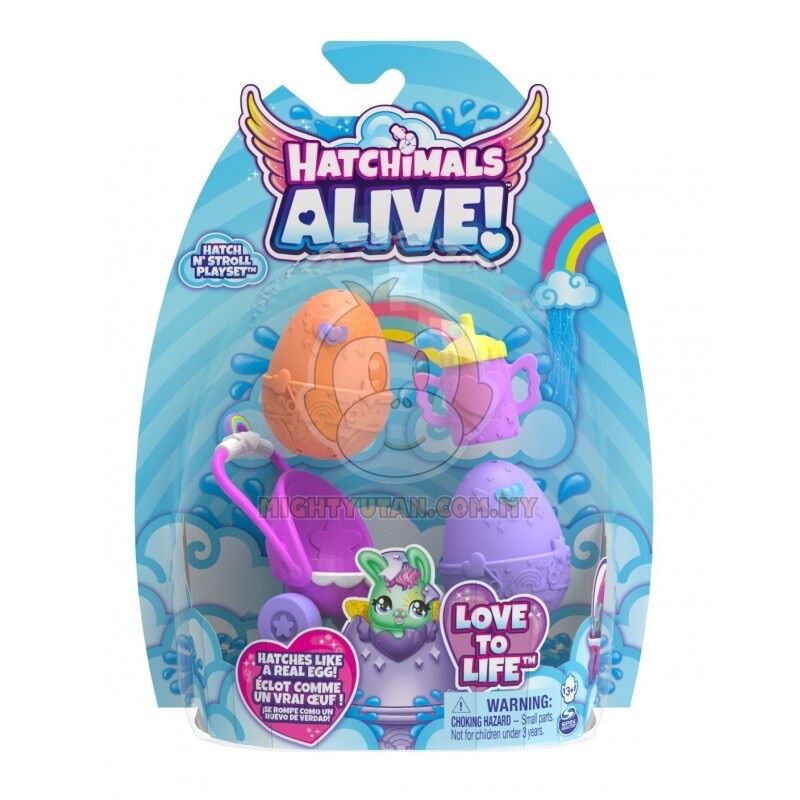 Hộp đồ chơi 2 trứng Hatchimals Alive cùng phụ kiện fullbox chính hãng