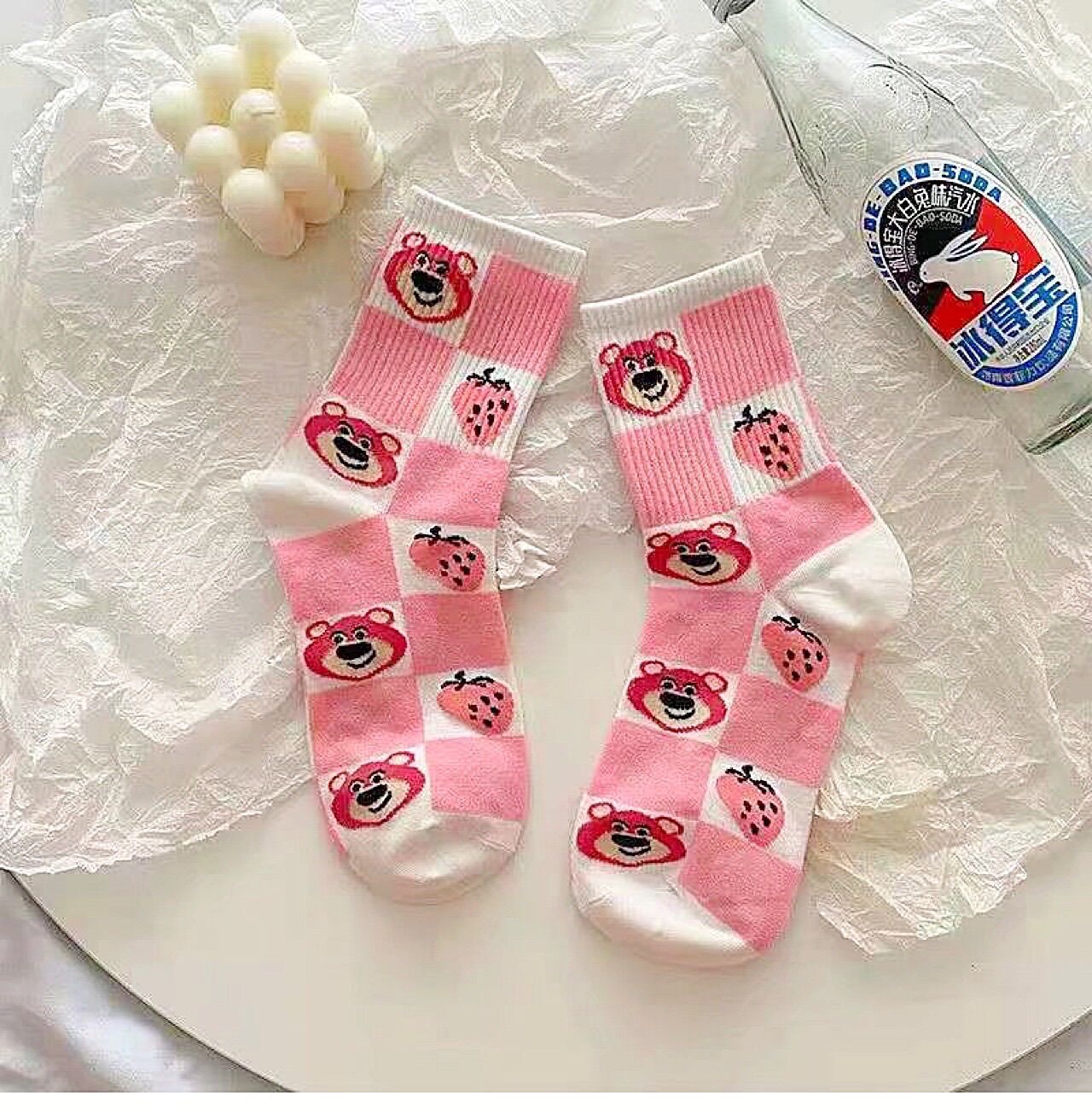 TẤT VỚ NỮ GẤU DÂU LOTSO
