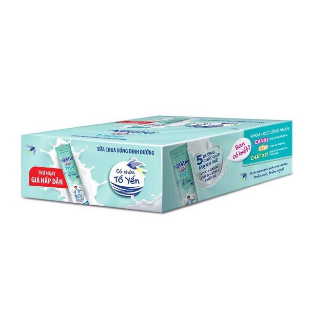 [HCM]Sữa chua Yogu yến thùng 28 bịch x 85ml