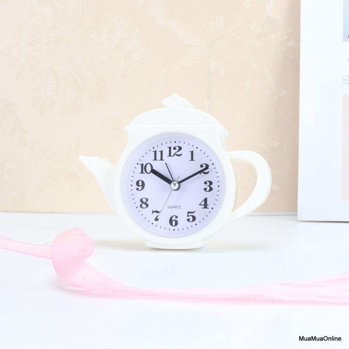 ĐỒNG HỒ ĐỂ BÀN HÌNH ẤM TRÀ