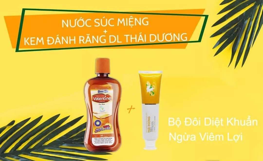 COMBO 1 chai nước súc miệng + 1 kem đánh răng thái dương