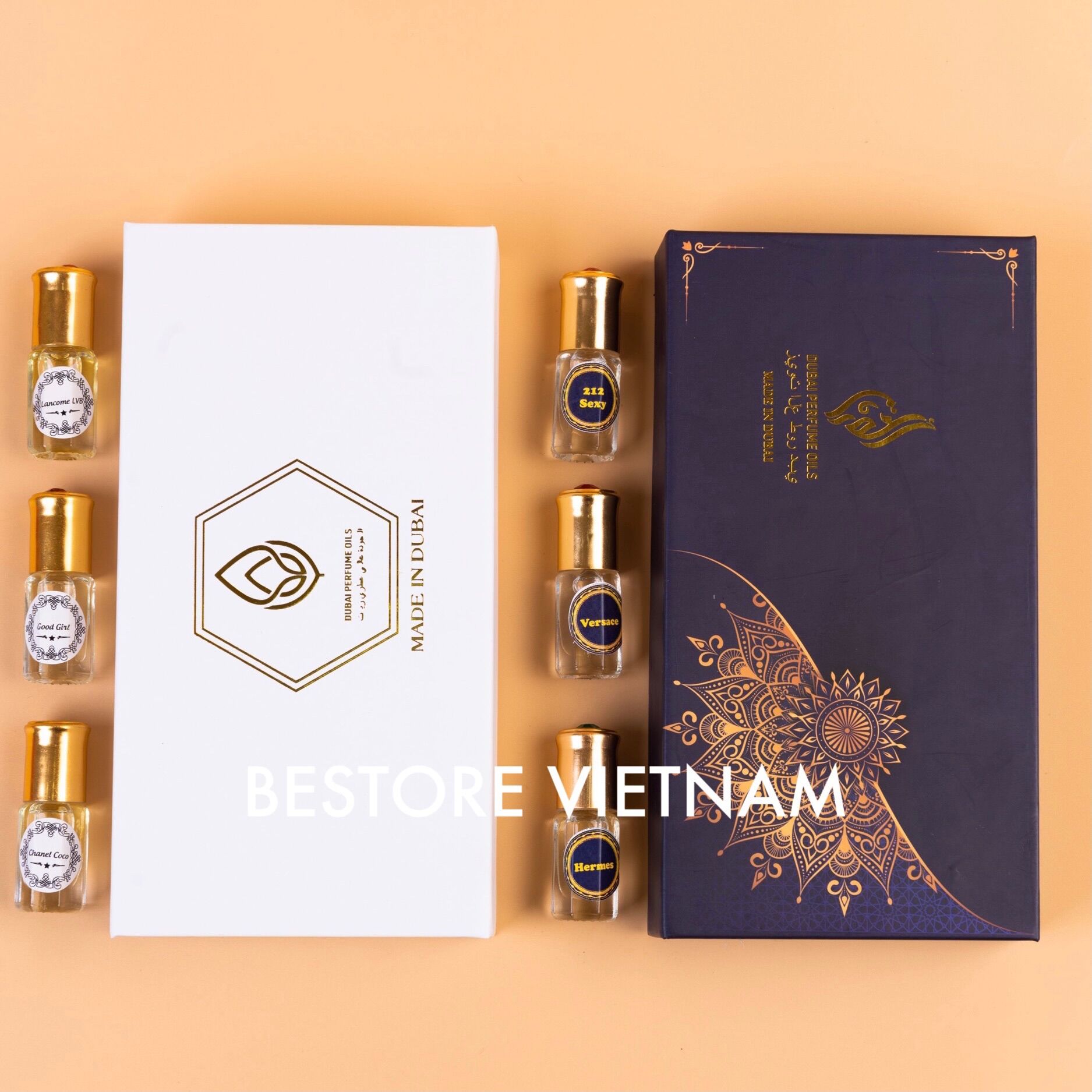 Set 5 chai tinh dầu nước hoa dubai Bestore Vietnam