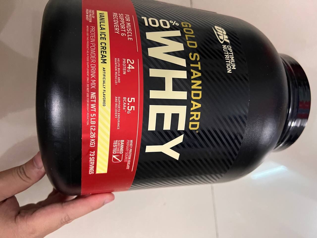 GOLD STANDARD 100% WHEY PROTEIN - (5 LBS) 2,27kg