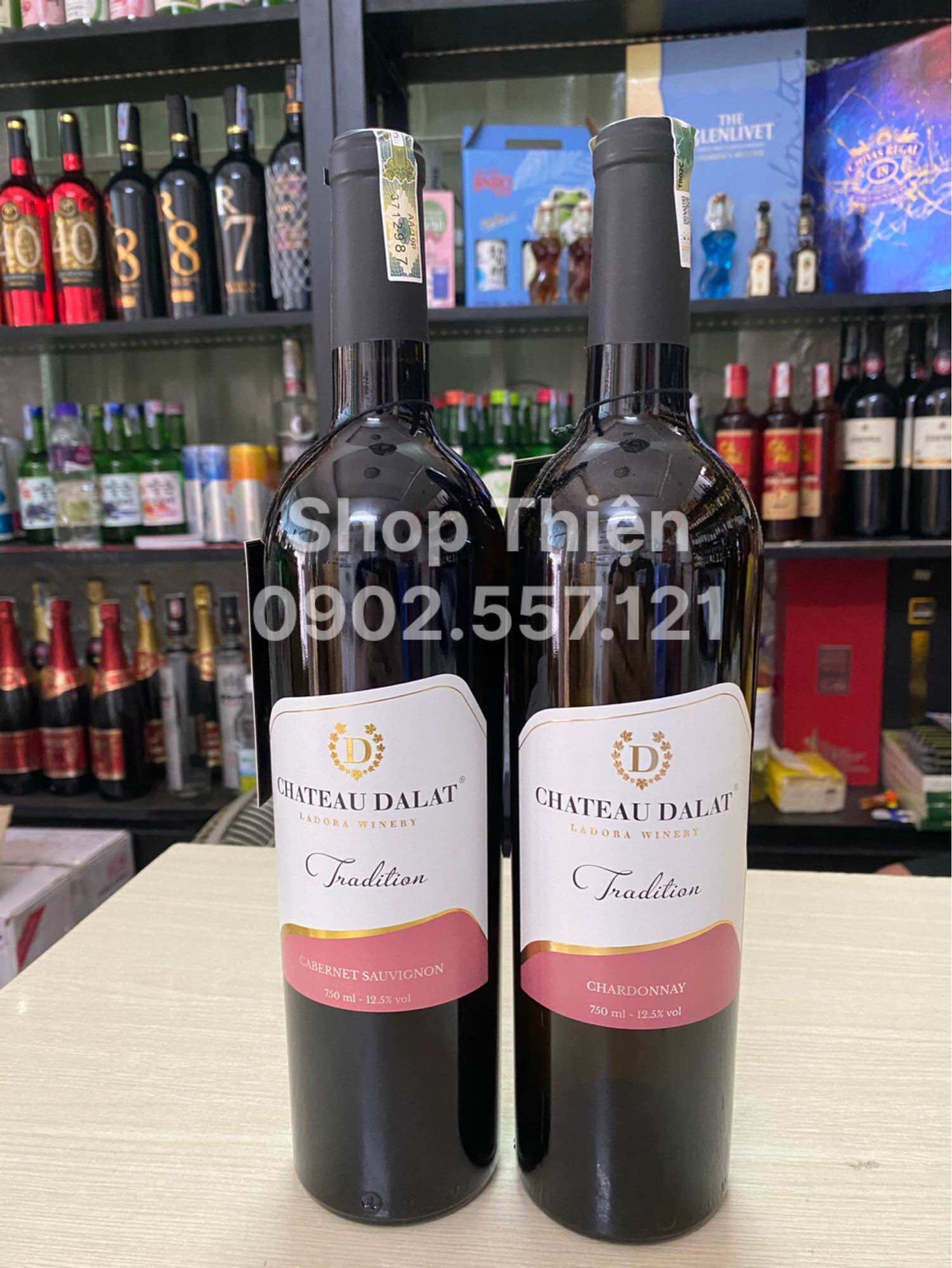Vang  Đà Lạt CHATEAU DALAT TRADITION 12% 750ml