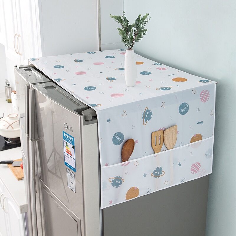 Tấm phủ tủ lạnh, máy giặt có ngăn để đồ