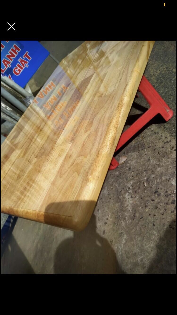 Mặt gỗ cao su 50*100