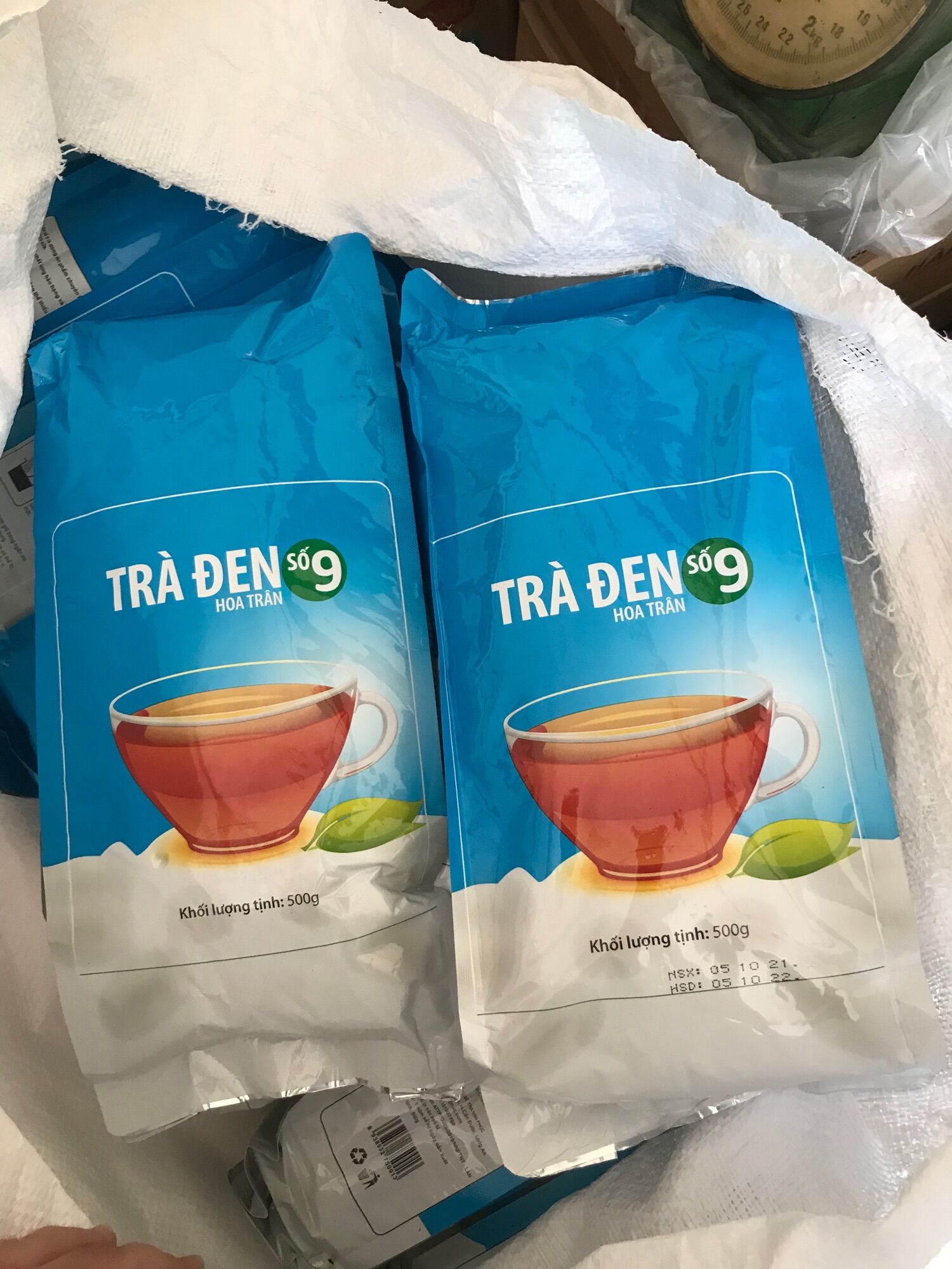 Trà Đen Số 9 Hoa Trân pha trà sữa