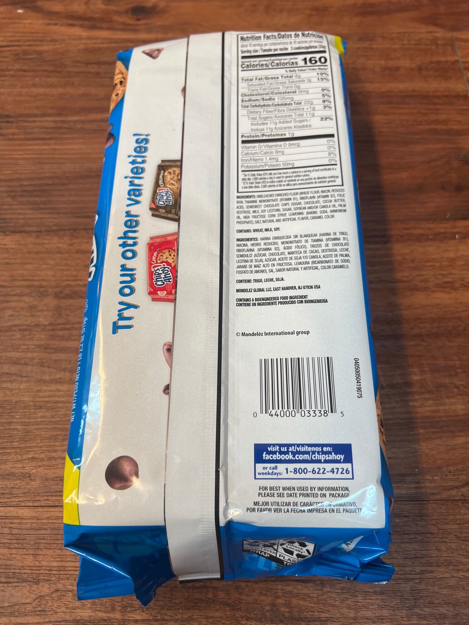 Bánh Chips Ahoy! Original (368g) Nhập từ Mỹ - HSD 12/2024