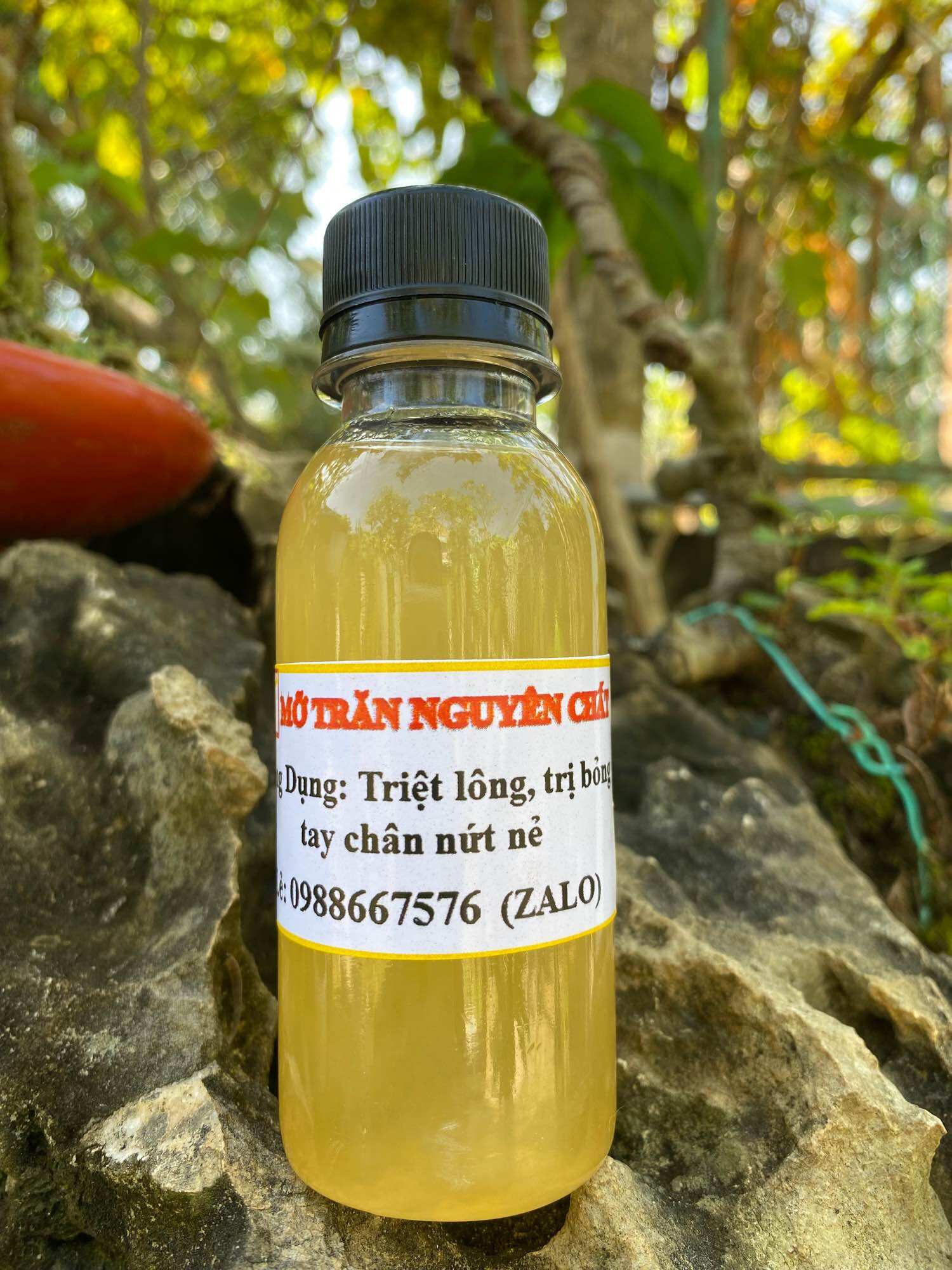 Mỡ trăn nguyên chất triệt lông 100ml