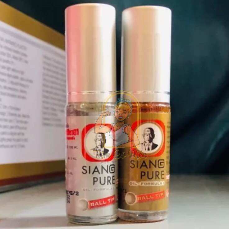 [CHÍNH HÃNG] DẦU LĂN ÔNG GIÀ SIANG PURE THÁI LAN (chai 3cc)