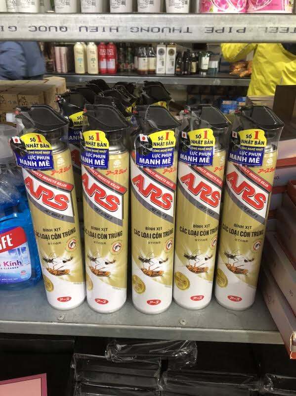 Bình Xịt côn trùng, Xịt muỗi ARS loại 600ml