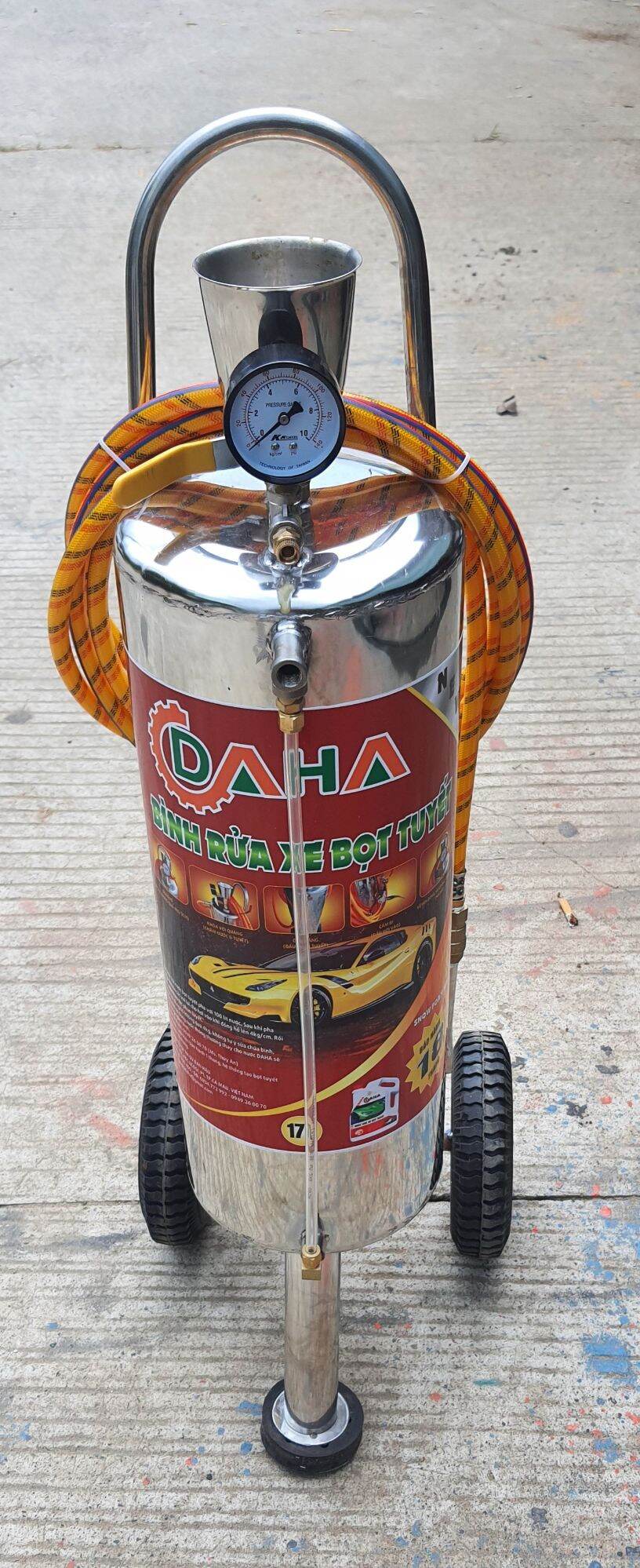 Máy rửa xe bọt tuyết