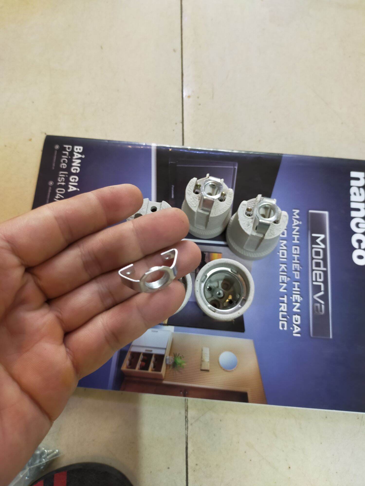 Combo 5 đui sứ e27