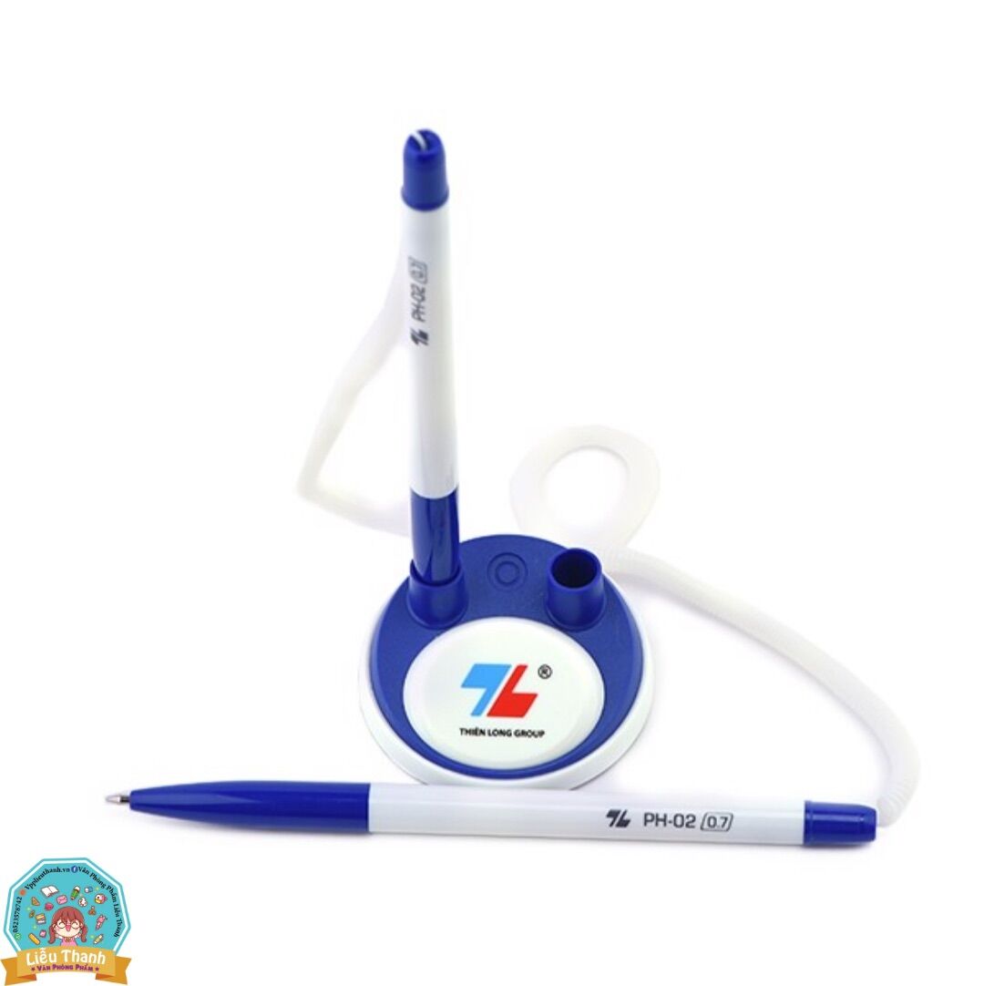 [ Bút cắm]Bút đế cắm bàn đôi Thiên Long PH-02 0.7mm