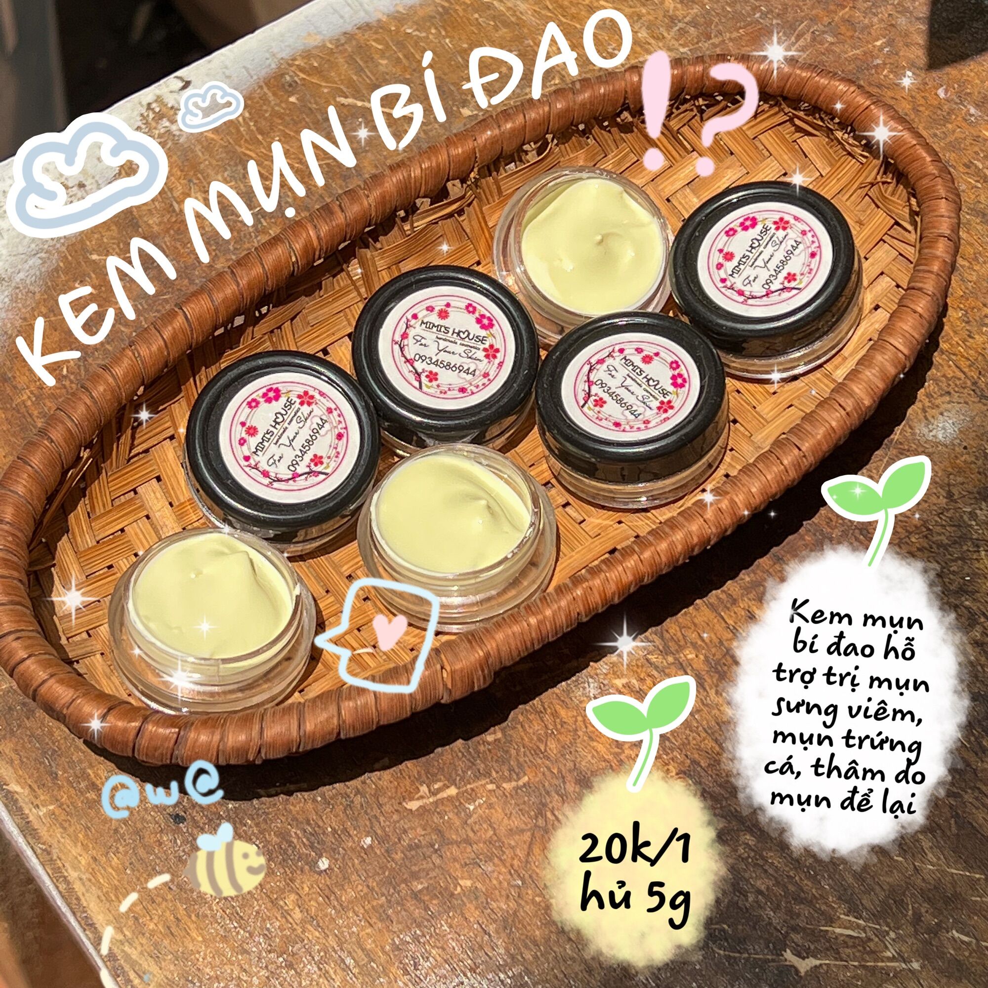 Kem acne bí đao mimi’s house