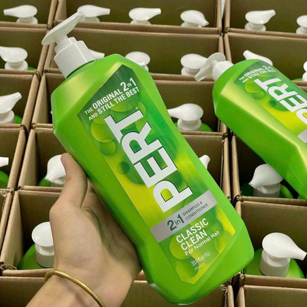 Dầu Gội 2 in 1 Pert Mỹ 1000ml