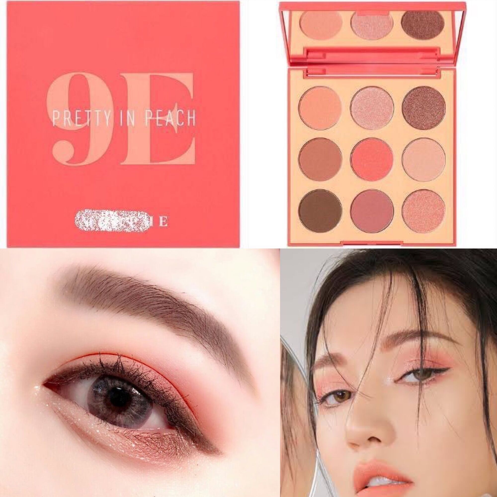Bảng phấn mắt 9ô MORPHE 9V-9E-9T[Anh Thư Authentic]