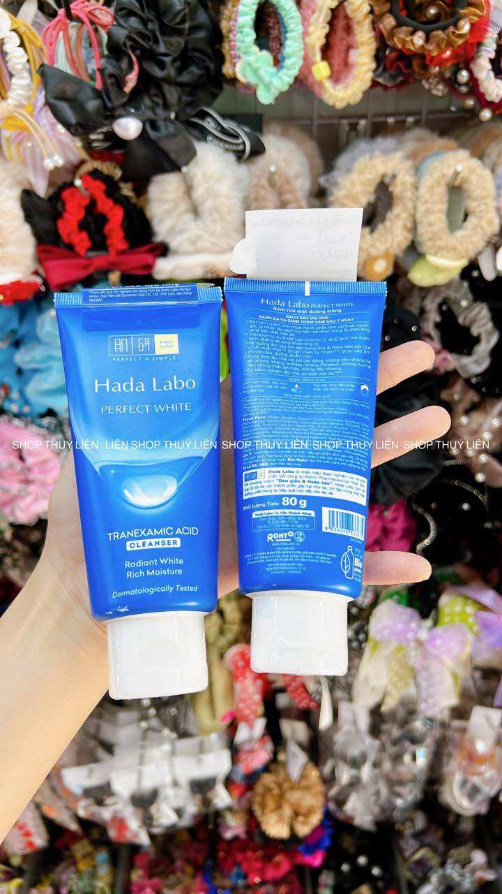 Sữa rữa mặt hada LABO dưỡng trắng da mờ thâm 80g
