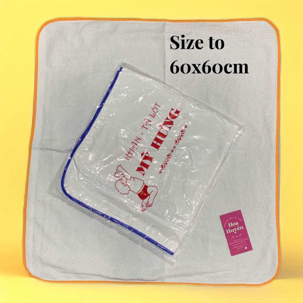 Miếng lót chống thấm loại lớn Mỹ Hưng 60x60cm 2 mặt khác nhau tấm lót chống thấm cho bé hoặc người già