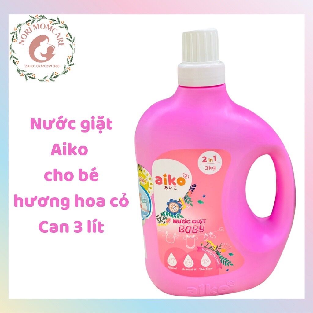 - nước giặt xả aiko baby 3000ml