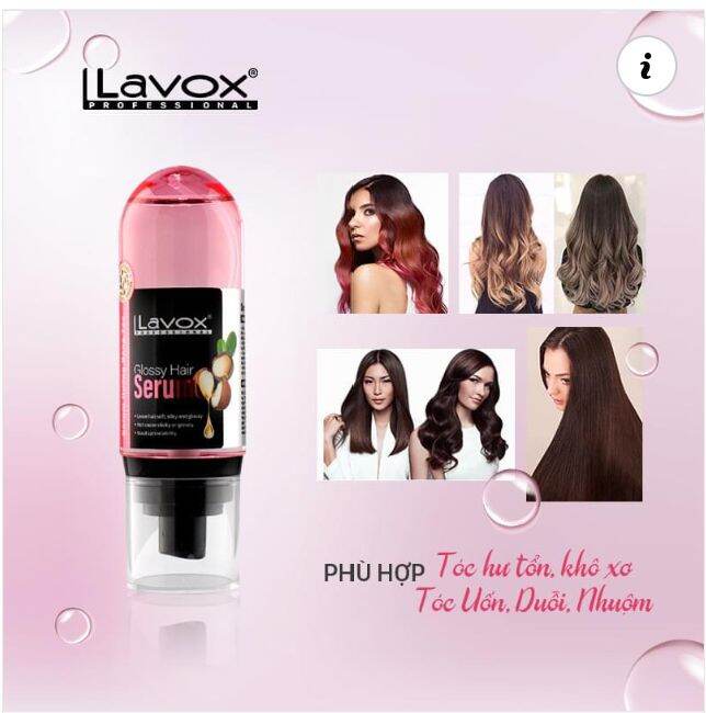 [HCM]Serum dưỡng bóng tóc Lavox 90ml