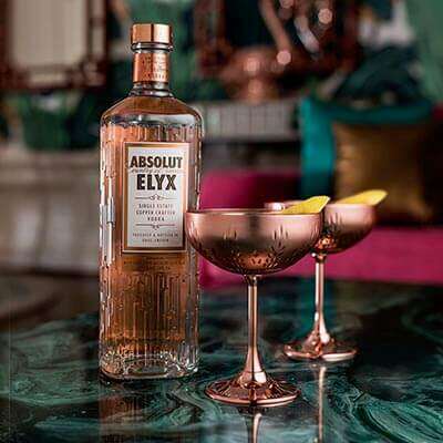 Vỏ Chai Absolut Elyx Thụy Điển Thủy Tinh Cao Cấp.