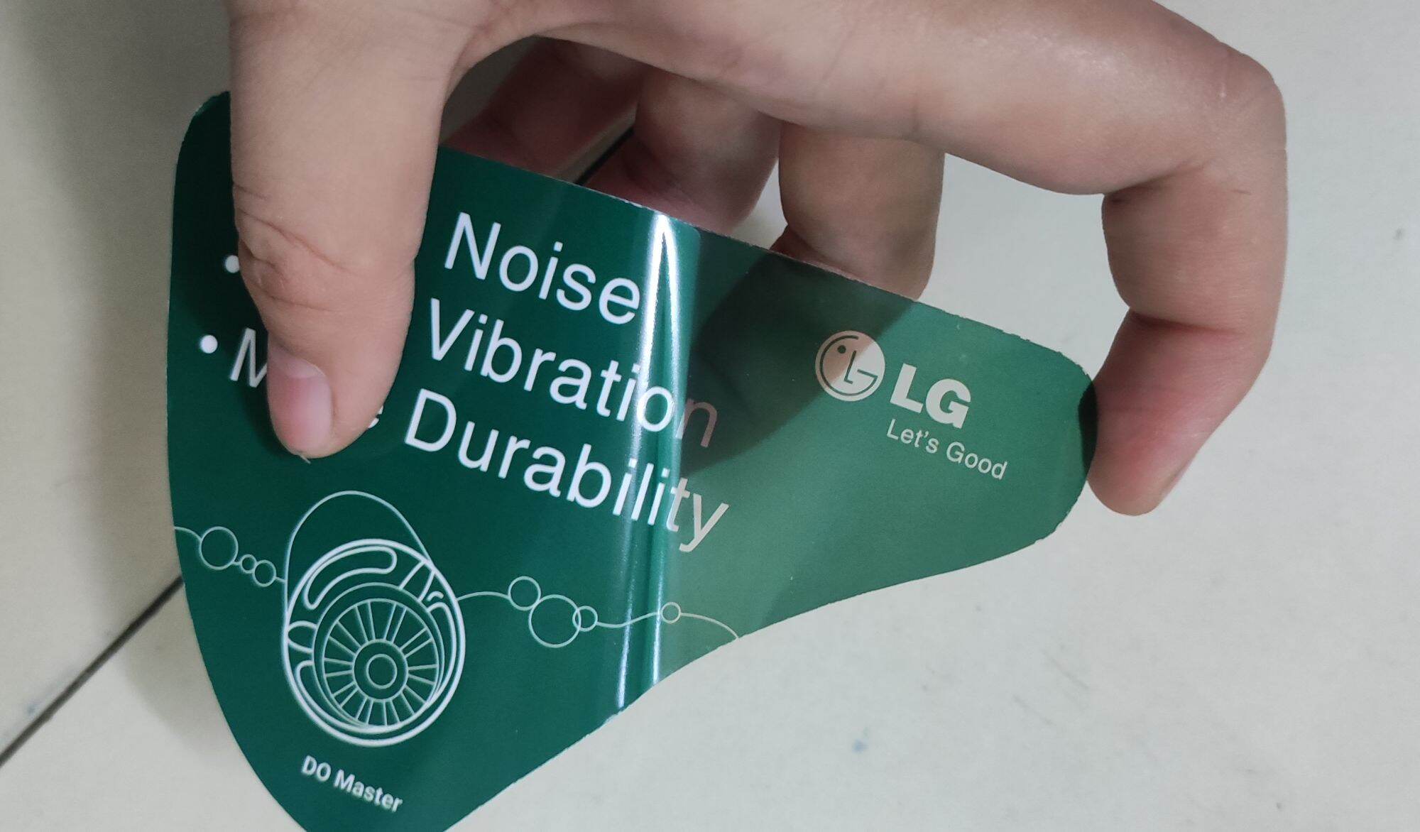 tem dán trang trí máy giặt LG
