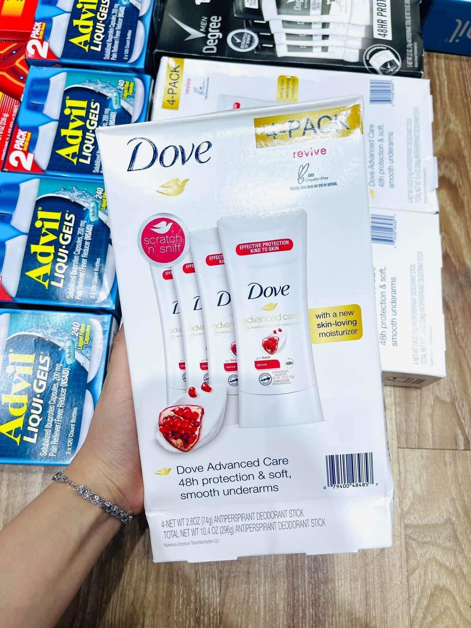 Lăn nách sáp Dove 73g nhập khẩu USA