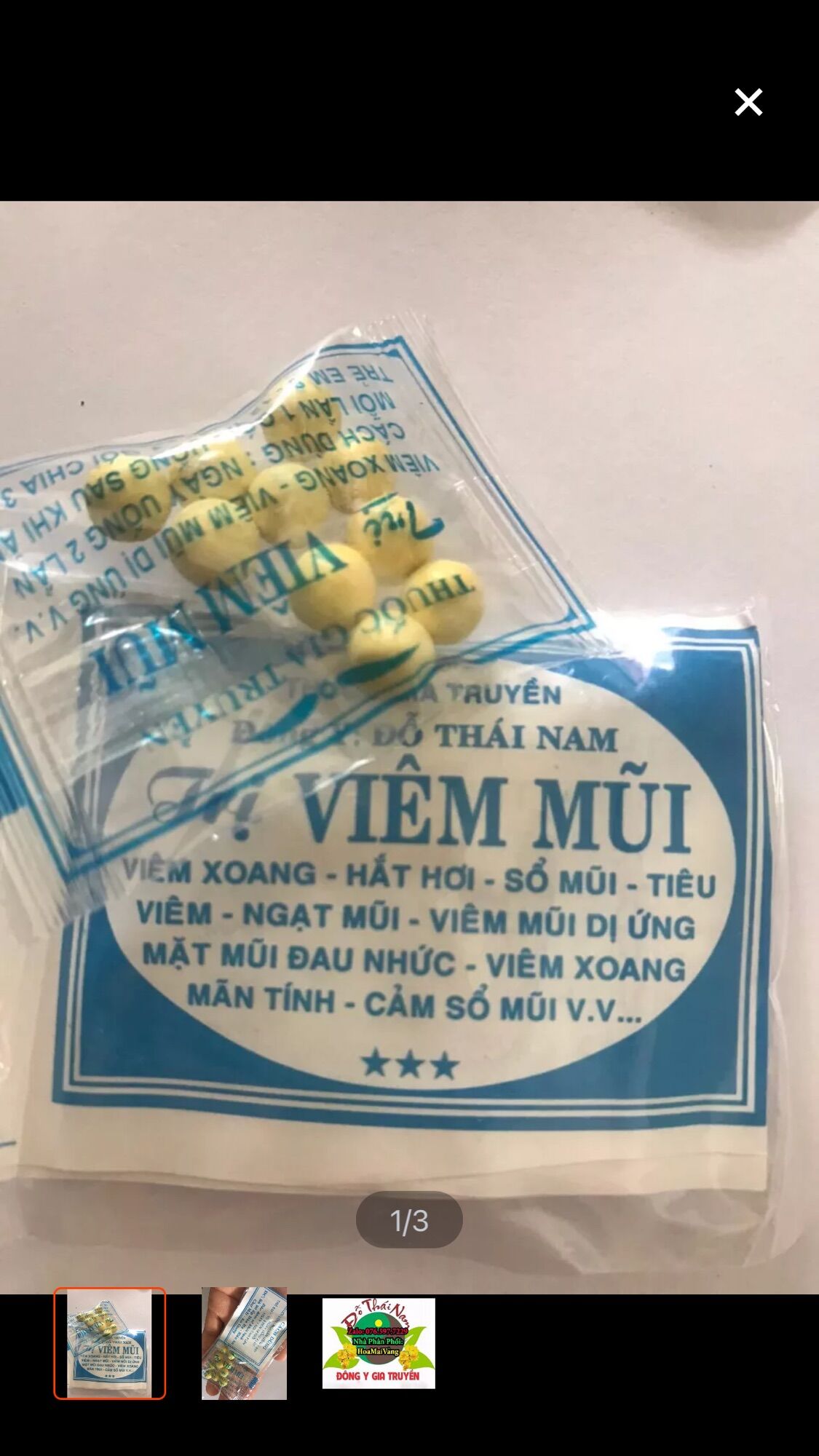 20 gói viêm mũi. đỗ thái nam .