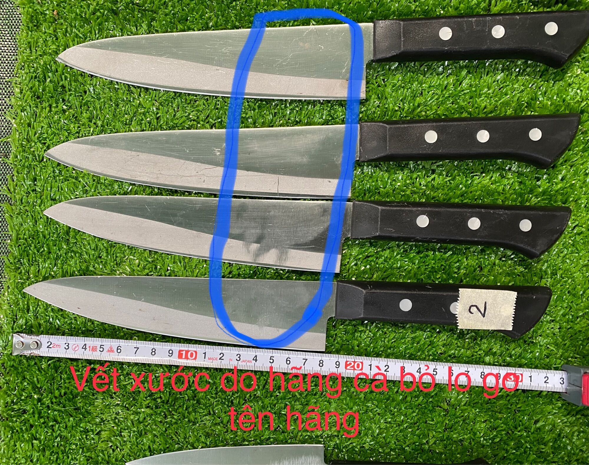 Dao Nhật Bản hàng lỗi.