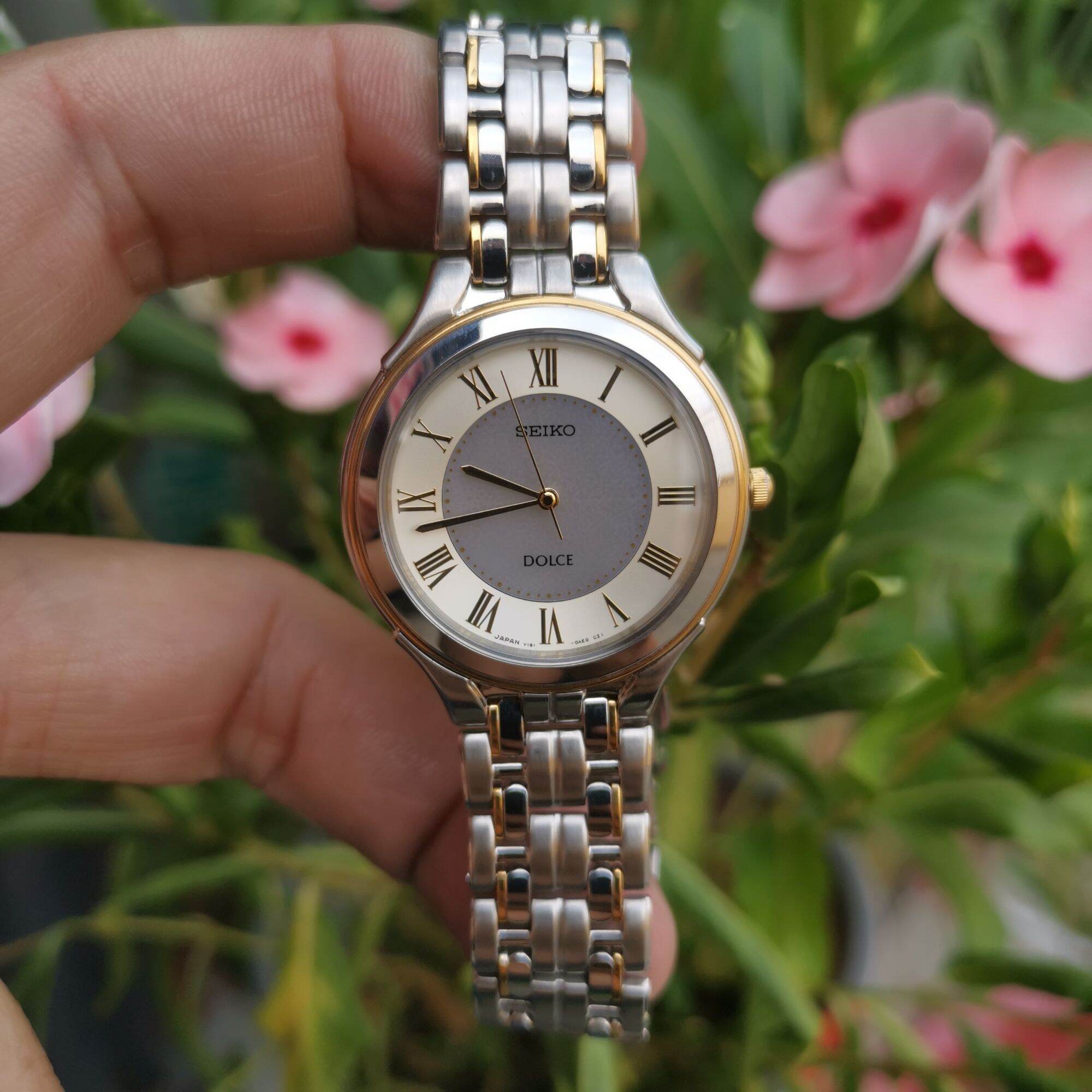 Đồng Hồ Nữ Si Nhật  ✨💞 SEIKO - DOLCE - Solar 💞Kính Sapphire ✨Size 32 mm💞Size Dây 18.5 cm ( Siêu Mỏng