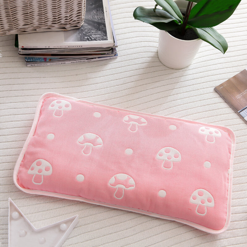 Gối em bé ruột gối cotton cho trẻ 0-1-3-6 tuổi gối trẻ em mẫu giáo thoáng khí cotton vải xô gối em bé