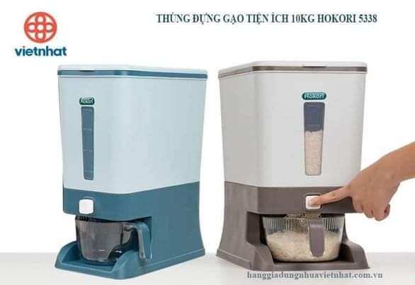 THÙNG GẠO 10KG THÔNG MINH