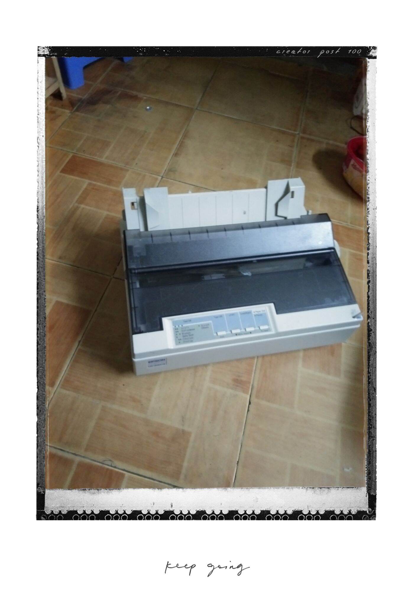 Máy in kim Epson LQ300+II, máy scan hình xăm