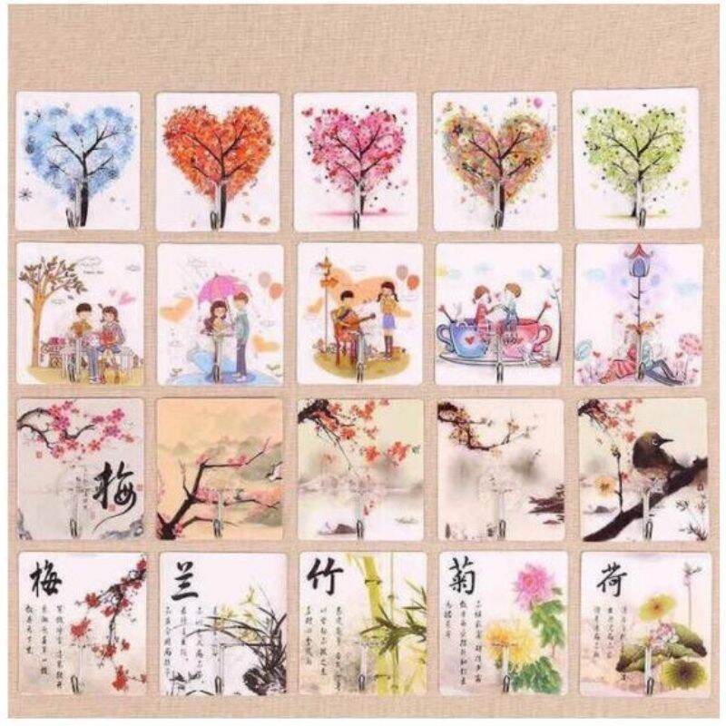 [HCM]COMBO 5 MÓC DÁN TƯỜNG 3D LOẠI TO 75*9 CM