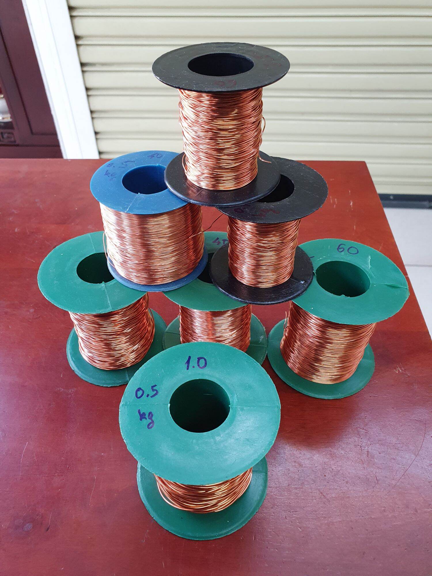 Dây đồng quấn motor, biến áp 1.0mm-kl: 500g