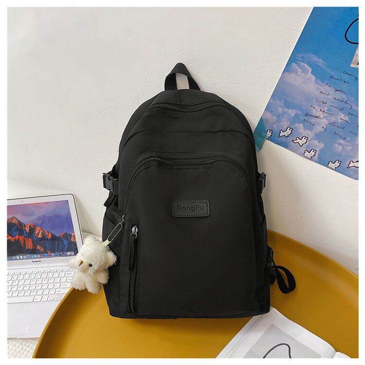 Balo Đi Học Sinh Sinh viên NAM NỮ, Balo Laptop Trơn Hai Khóa , balo Basic Trơn 2 Khóa Balo học sinh sinh viên laptop đi học ulzzang cute nữ ba lô nữ giá rẻ balo