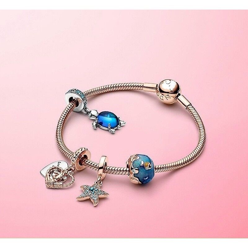 CHARM PANDORA ALE ĐẠI DƯƠNG CÁ BẠC S925 CAO CẤP