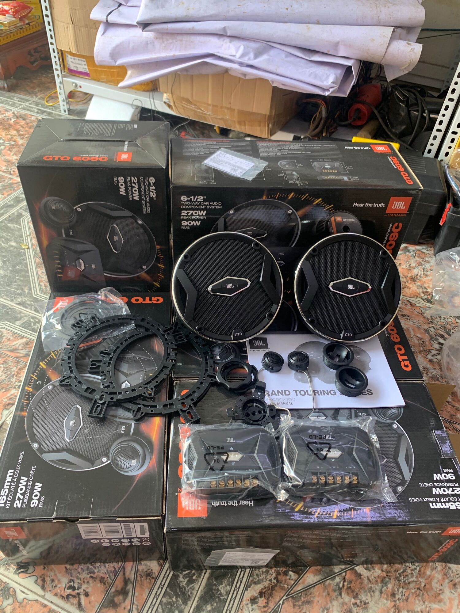 1 đôi loa cánh jbl gt 609 cao cấp 16cm hàng chính hãng hàng