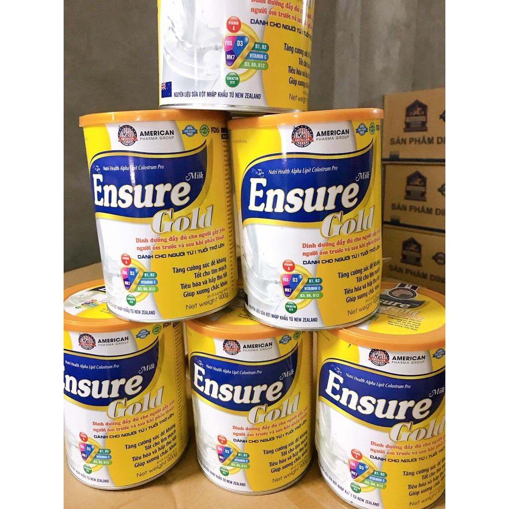 Sữa Ensure Gold  tốt cho tim mạch hấp thụ hồi phục sức khỏe giúp tăng sức đề kháng- quà tặng 1 túi khẩu trang
