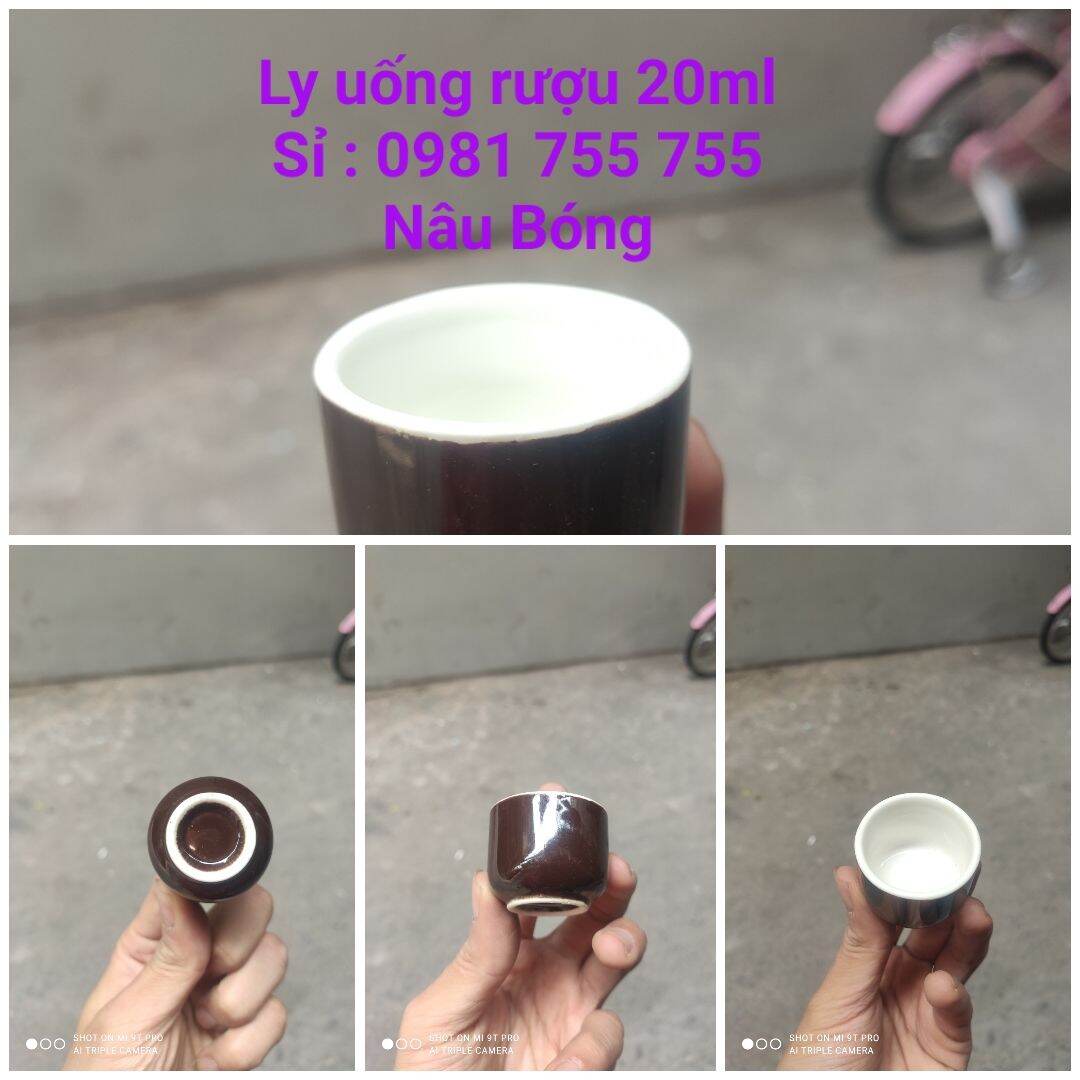 Chén Lòng Xanh đất nung Bát Tràng_Chén uống trà