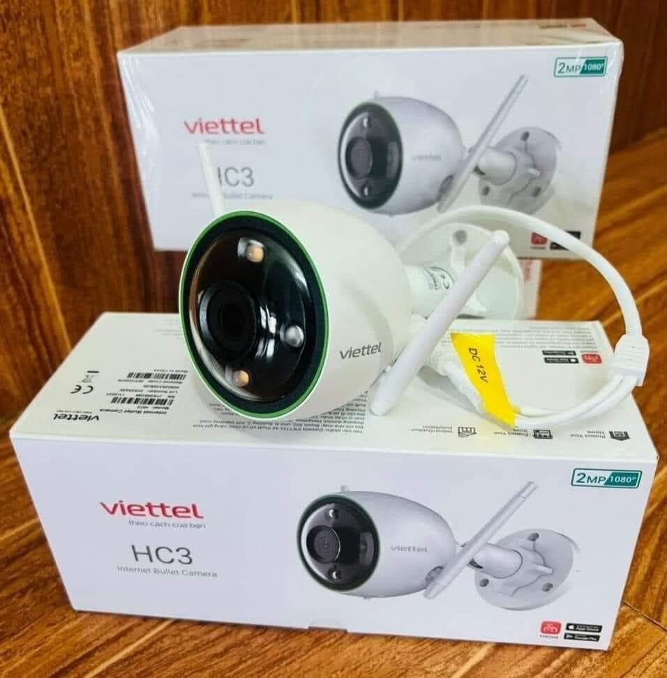 Camera VHome viettel (tặng thẻ nhớ 32gb, 64gb) iP wifi không dây xoay 360 (New) Đàm thoại 2 chiều theo dõi chuyển động, tích hợp Al( camera trong nhà, ngoài trời)